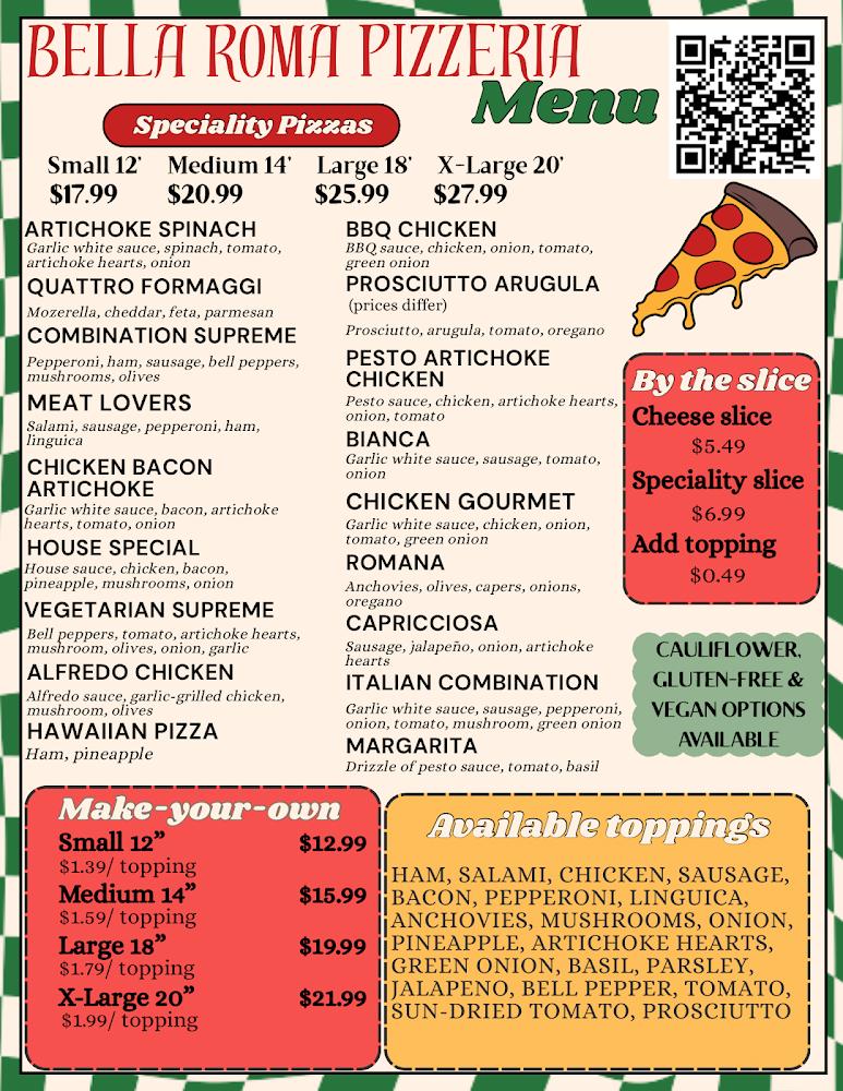 Bella Roma Pizza Chicken Bacon Artichoke (Gluten Free)
